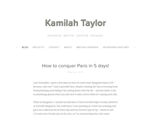 Tablet Screenshot of kamilahtaylor.com